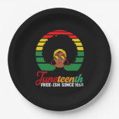 Black Freedom Free Ish sinds 1865 Juneteenth Papieren Bordje (Voorkant)