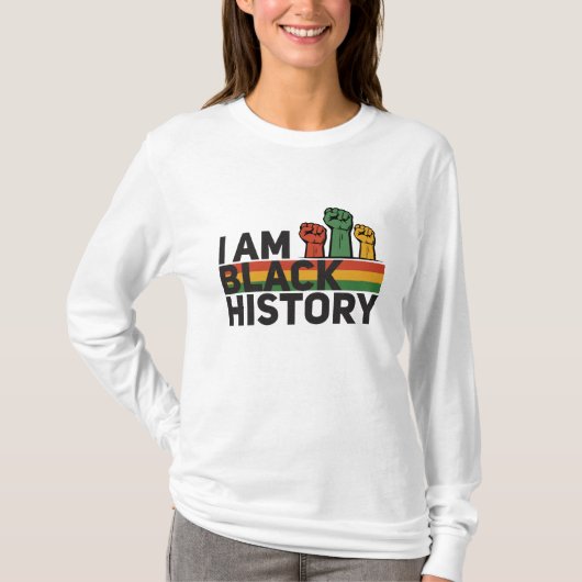 Black Freedom Juneteenth Afro-Amerikaanse trots T-shirt (Voorkant)