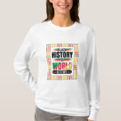 Black Freedom Juneteenth Afro-Amerikaanse trots T-shirt (Voorkant)