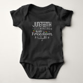 Black Freedom Juneteenth Romper (Voorkant)