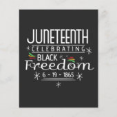 Black Freedom Junetetiende Flyer (Voorkant)