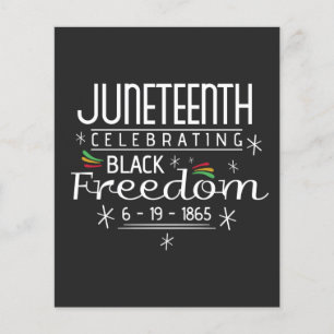 Black Freedom Junetetiende Flyer