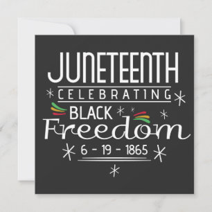Black Freedom Junetetiende Kaart
