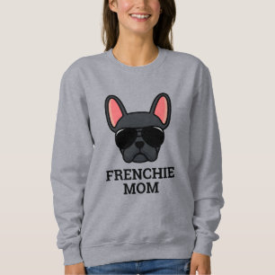 Black French Bulldog Frenchie Dog mama Trui