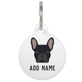 Black French Bulldog Huisdierpenning