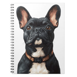Black French Bulldog Notitieboek