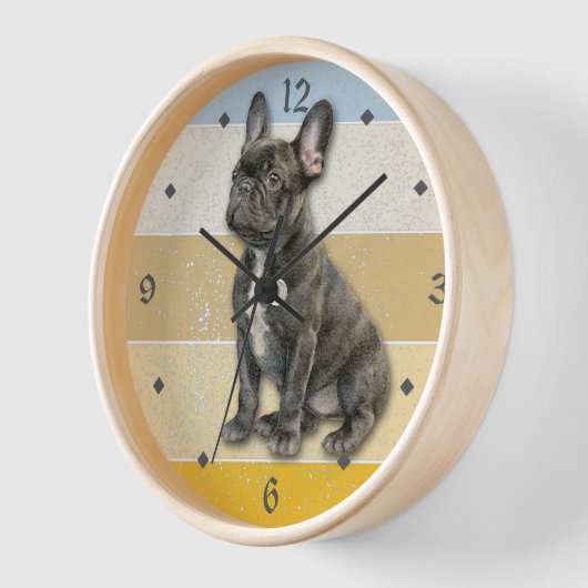 Black French Bulldog Retro Sunset (Hoek)