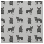 Black French Bulldogs Stof (Swatch)