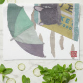 Black Frenchie, French Bulldog, Pop Dog Art Theedoek (Gevouwen)