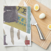 Black Frenchie, French Bulldog, Pop Dog Art Theedoek (Quarter Fold)