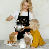 Black Fresh Eggs Gold Kip Schort