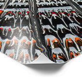 Black Friday advert with original spin art Foto Afdruk (Hoek)