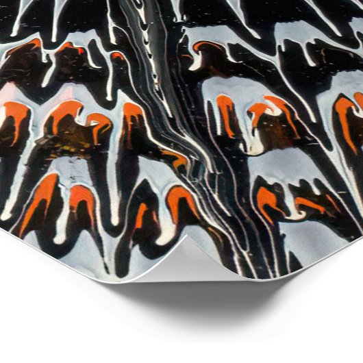 Black Friday advert with original spin art Poster (Hoek)