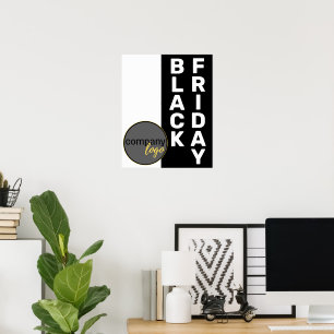 BLACK FRIDAY BUSINESS LOGO WINKELEN PROMOTIONELE POSTER
