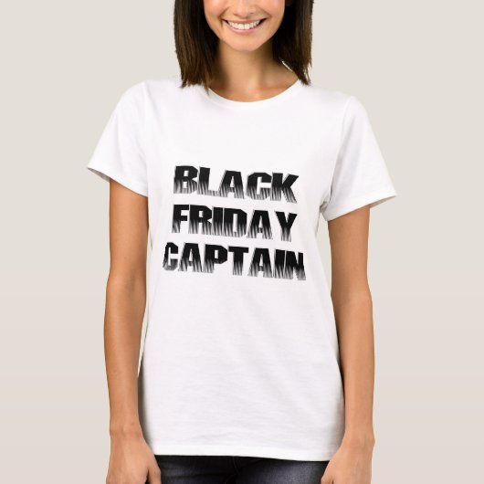 Black Friday Captain T-shirt (Voorkant)
