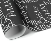 Black Friday Design Cadeaupapier (Rol Hoek)