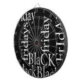 Black Friday Design Dartbord (Voorkant Rechts)