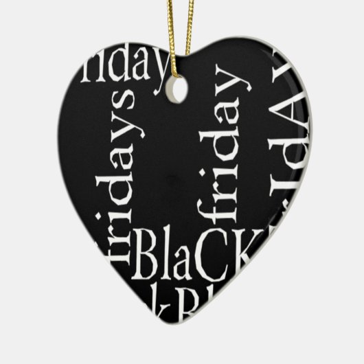 Black Friday Design Keramisch Ornament