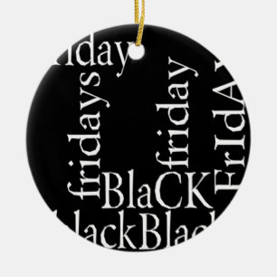 Black Friday Design Keramisch Ornament