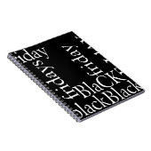 Black Friday Design Notitieboek (Rechterzijde)