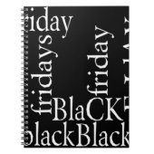 Black Friday Design Notitieboek (Voorkant)