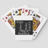 Black Friday Design Pokerkaarten (Achterkant)