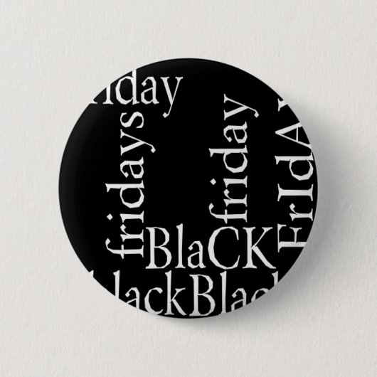 Black Friday Design Ronde Button 5,7 Cm (Voorkant)