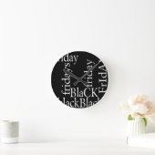 Black Friday Design Ronde Klok (Huis)