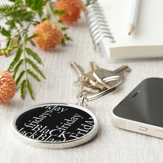 Black Friday Design Sleutelhanger (Zijkant)