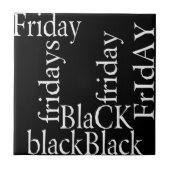 Black Friday Design Tegeltje (Voorkant)