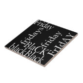 Black Friday Design Tegeltje (Zijkant)