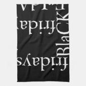 Black Friday Design Theedoek (Verticaal)