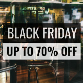 Black Friday Eenvoudige Oogverblindende Profession Raamsticker
