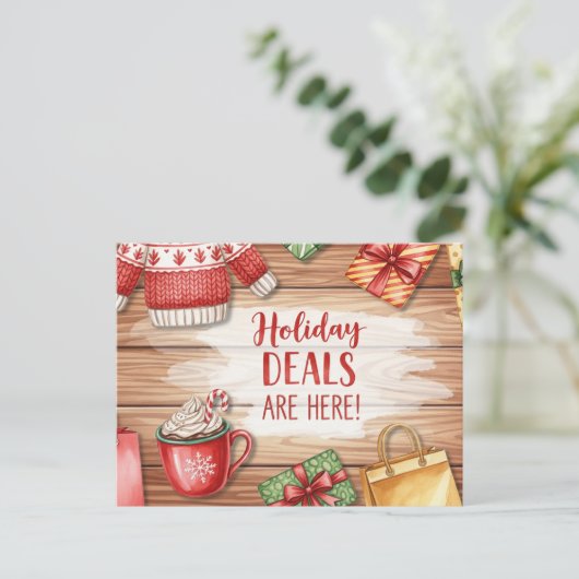 Black Friday en Cyber Monday Briefkaart (Staand voorkant)