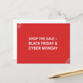 Black Friday en Cyber Monday: Briefkaart