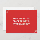 Black Friday en Cyber Monday: Briefkaart (Voorkant / Achterkant)
