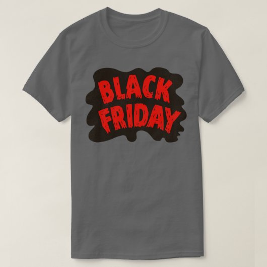 Black Friday  Horror T-shirt (Design voorkant)