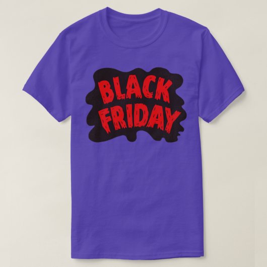 Black Friday  Horror T-shirt (Design voorkant)