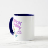 Black Friday Mug-Blue & White Coffee Cup | 40% OFF Mok (Voorkant links)