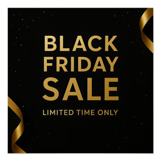Black Friday Perfect Poster (Voorkant)
