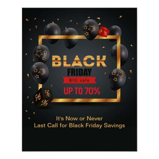 Black Friday  Perfect Poster (Voorkant)