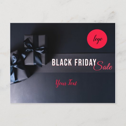 Black Friday Promoties Briefkaart (Voorkant)