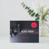 Black Friday Promoties Briefkaart (Staand voorkant)