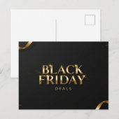 Black Friday Promoties Briefkaart (Voorkant / Achterkant)