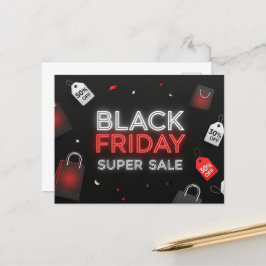 Black Friday Promoties Briefkaart