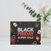 Black Friday Promoties Briefkaart (Staand voorkant)