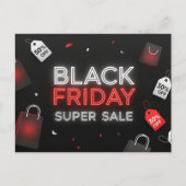 Black Friday Promoties Briefkaart (Voorkant)