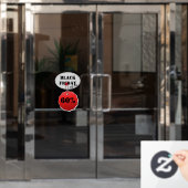 Black Friday Raamsticker (Kantoordeur)