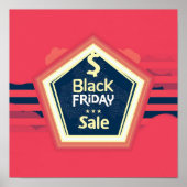 Black Friday Sale Ad  Poster (Voorkant)