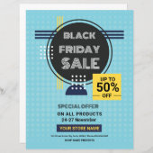 Black Friday Sale Flyer Sjabloon (Voorkant / Achterkant)